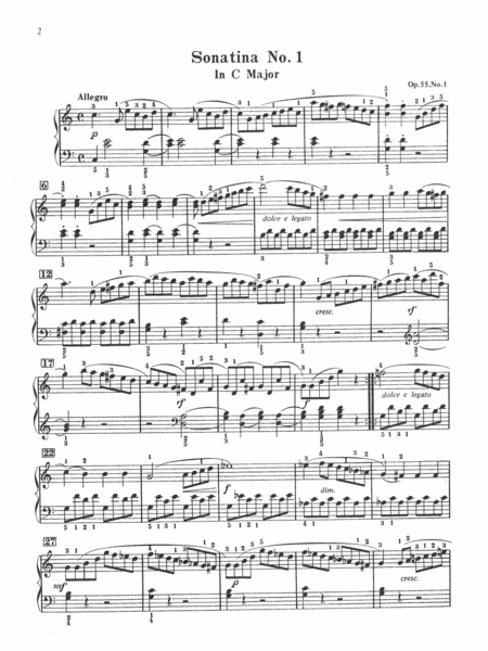 Six Sonatinas, Op. 55