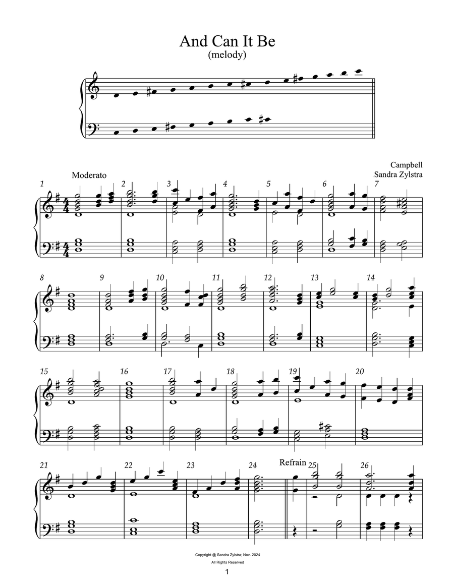 Beginner Handbell Hymns -Book 2 (3 octave handbells) 3-Octaves scores gallery preview page 4