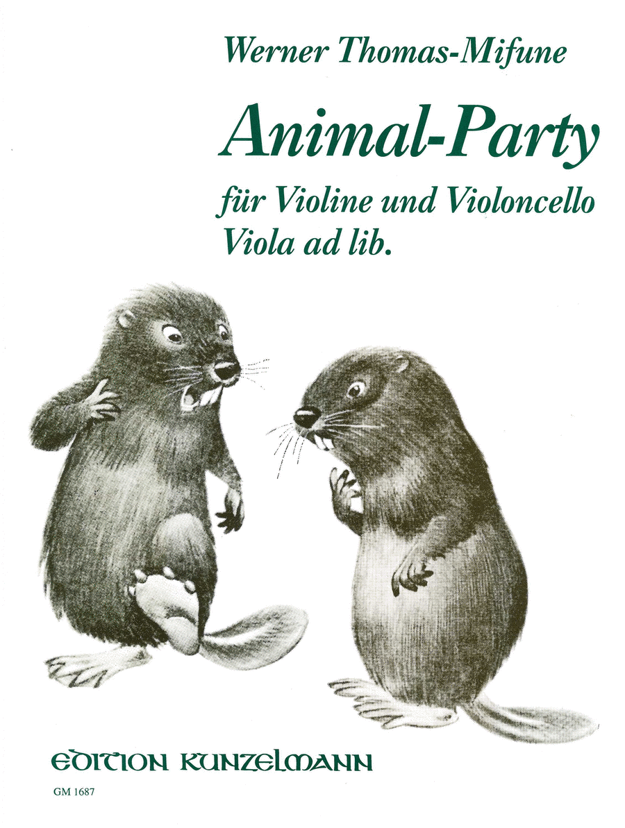 Animal party String Duet scores gallery preview page 1