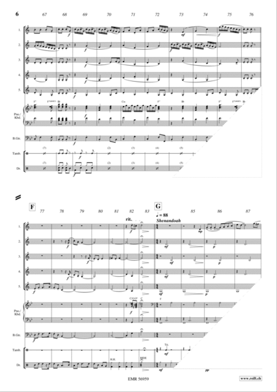 Western Medley Cornet scores gallery preview page 6