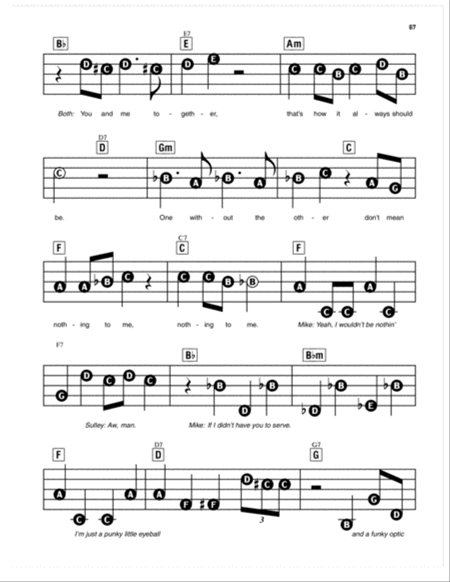 If I Didn't Have You (from Disney's Monsters, Inc.) Electronic Keyboard scores gallery preview page 4