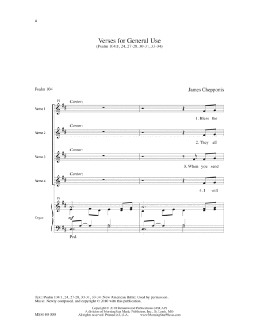 Lord, Send Out Your Spirit 4-Part scores gallery preview page 3