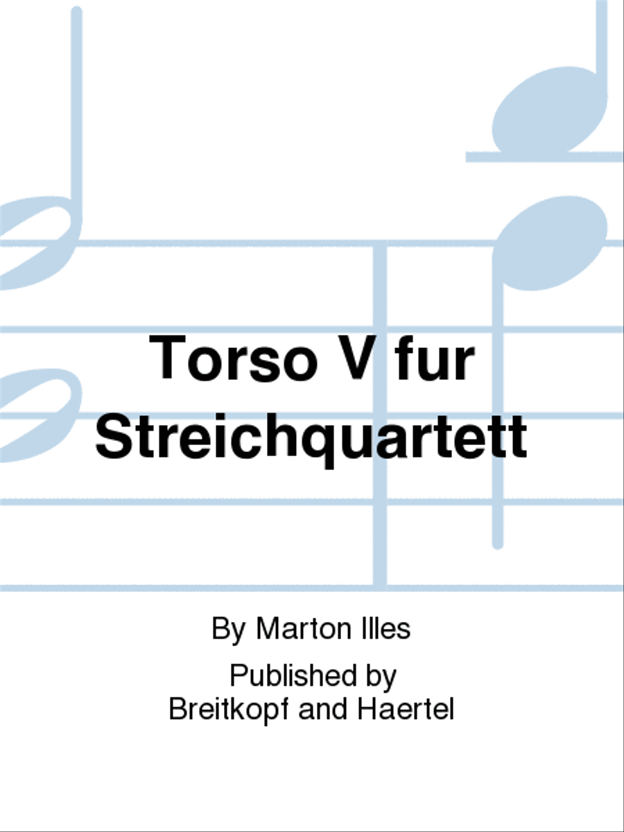 Torso V String Quartet scores gallery preview page 1