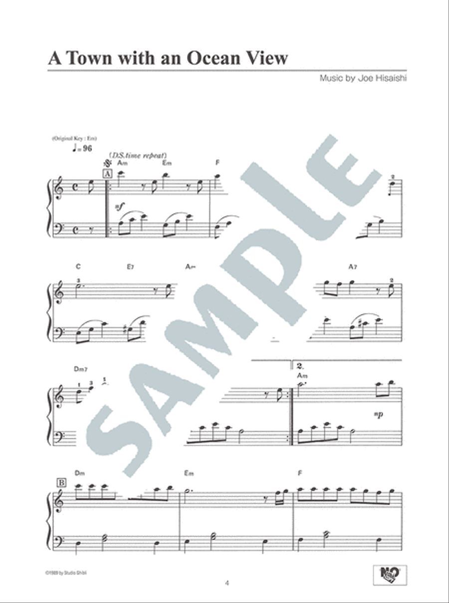 Kiki's Delivery Service Easy Level/English Version Voice scores gallery preview page 3