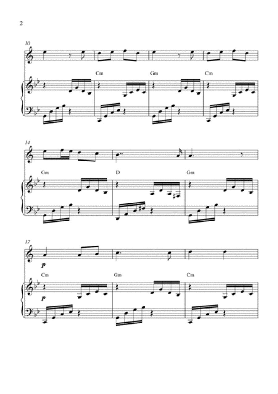 Old French Song Old French Song Clarinet Solo scores gallery preview page 2