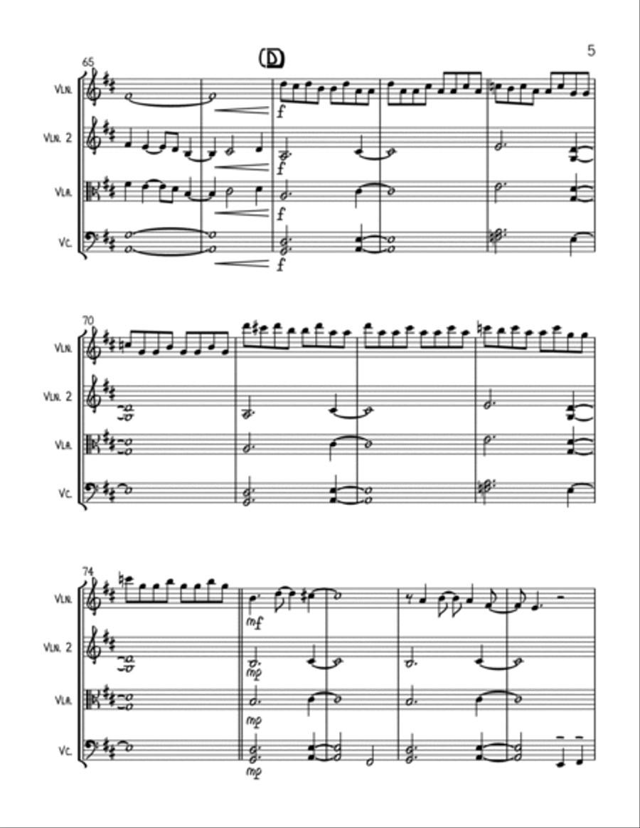 Human Nature Human Nature String Trio scores gallery preview page 5