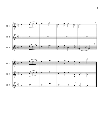 Auprès de Ma Blonde - Flute Trio image number null
