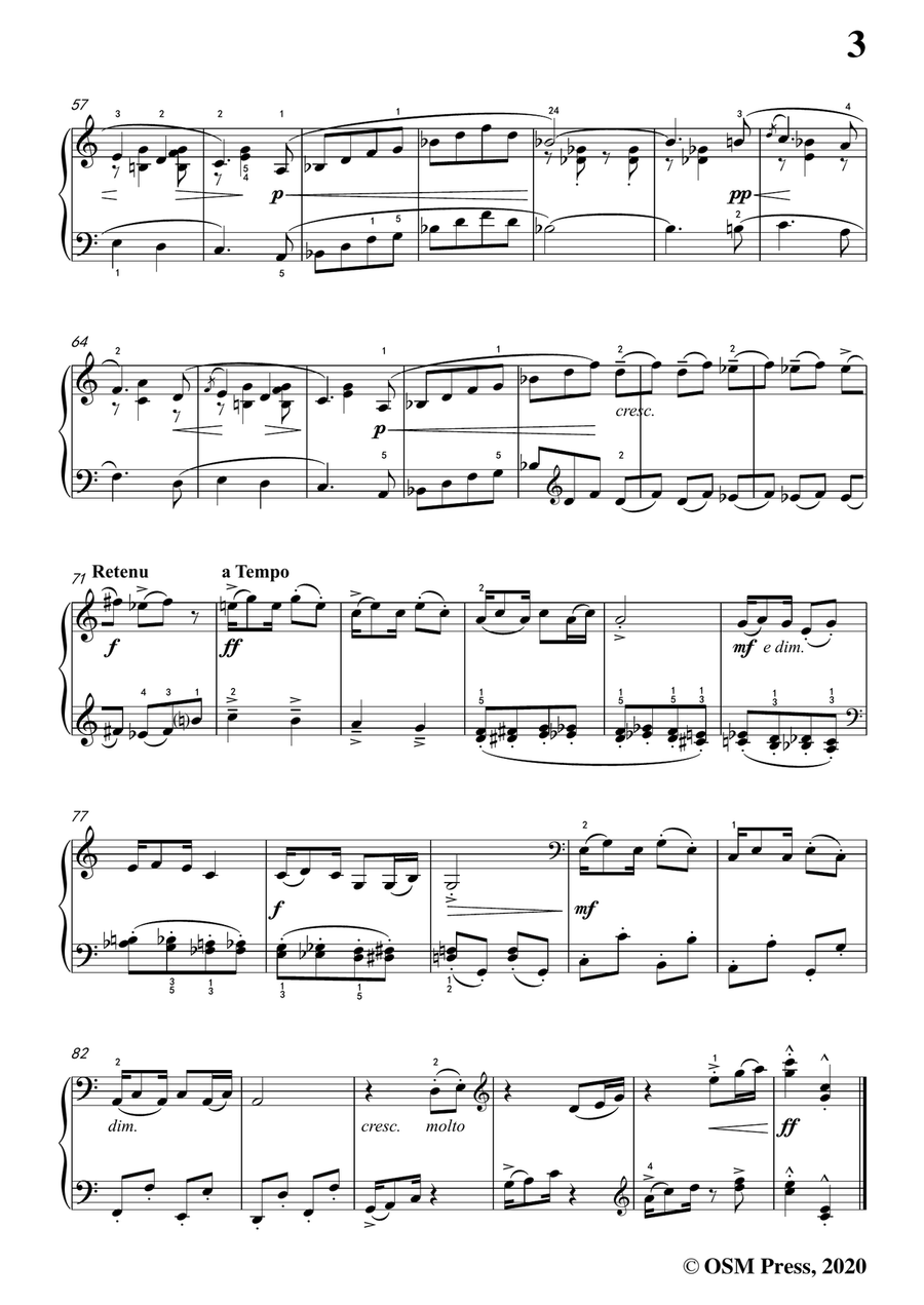 Debussy-Le Petit Negre(The Little Nigar),in C Major,for Piano Piano Solo scores gallery preview page 5