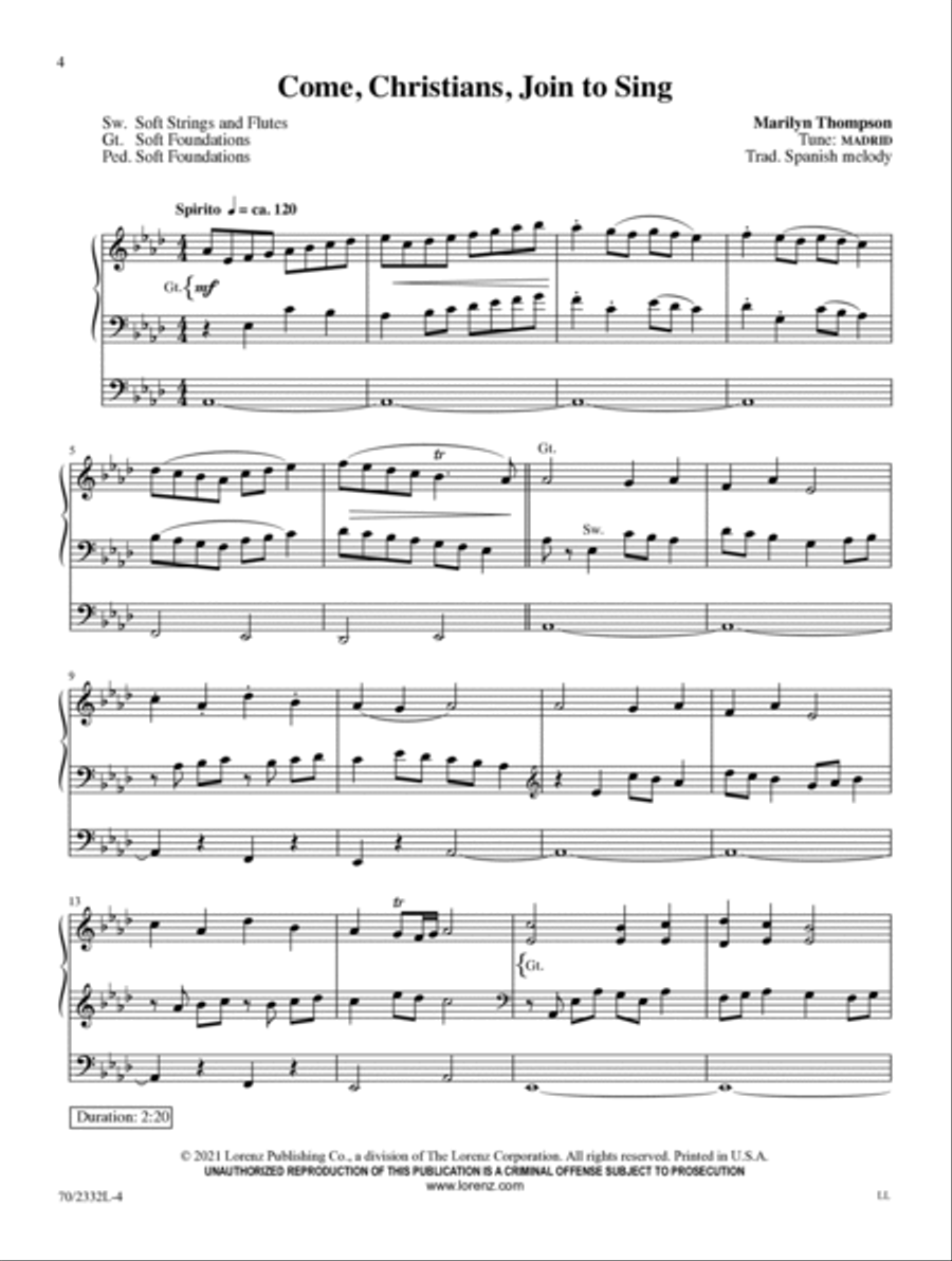 Like a River Glorious Organ scores gallery preview page 4