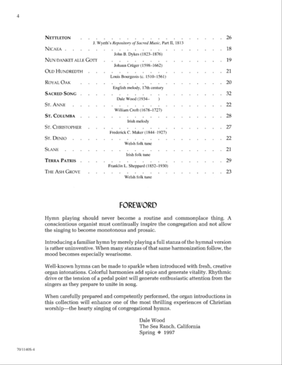 Festive Hymn Introductions for Organ Organ Solo scores gallery preview page 3