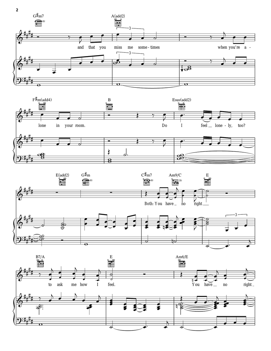 Separate Lives Separate Lives Acoustic Guitar scores gallery preview page 2