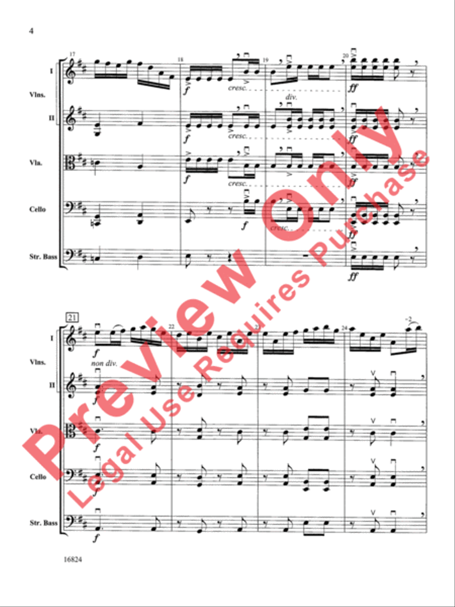 Geometric Dances Geometric Dances String Orchestra scores gallery preview page 5