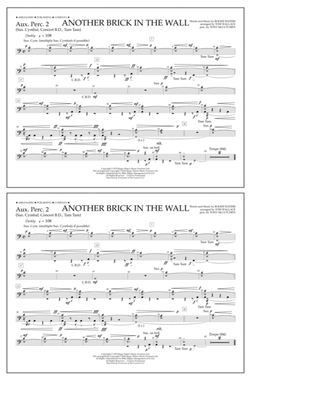 Book cover for Another Brick in the Wall - Aux. Perc. 2
