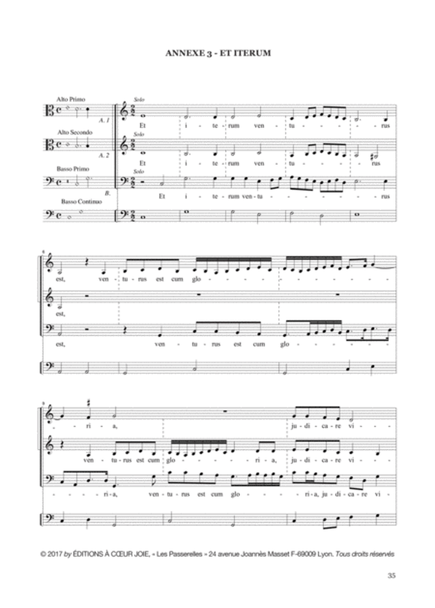 Messe A Quatre Voix - Monteverdi - Choeur Seul