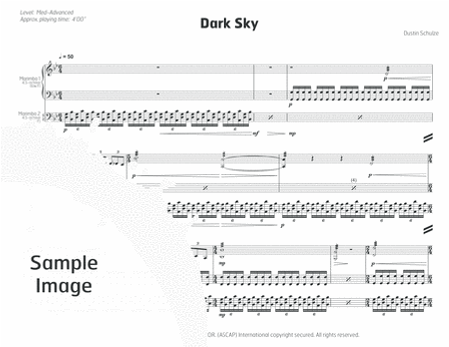 Dark Sky Dark Sky Marimba scores gallery preview page 4