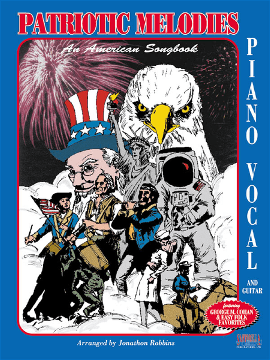 Patriotic Melodies with CD * Piano/Vocal/Guitar Edition Piano, Vocal, Guitar scores gallery preview page 1