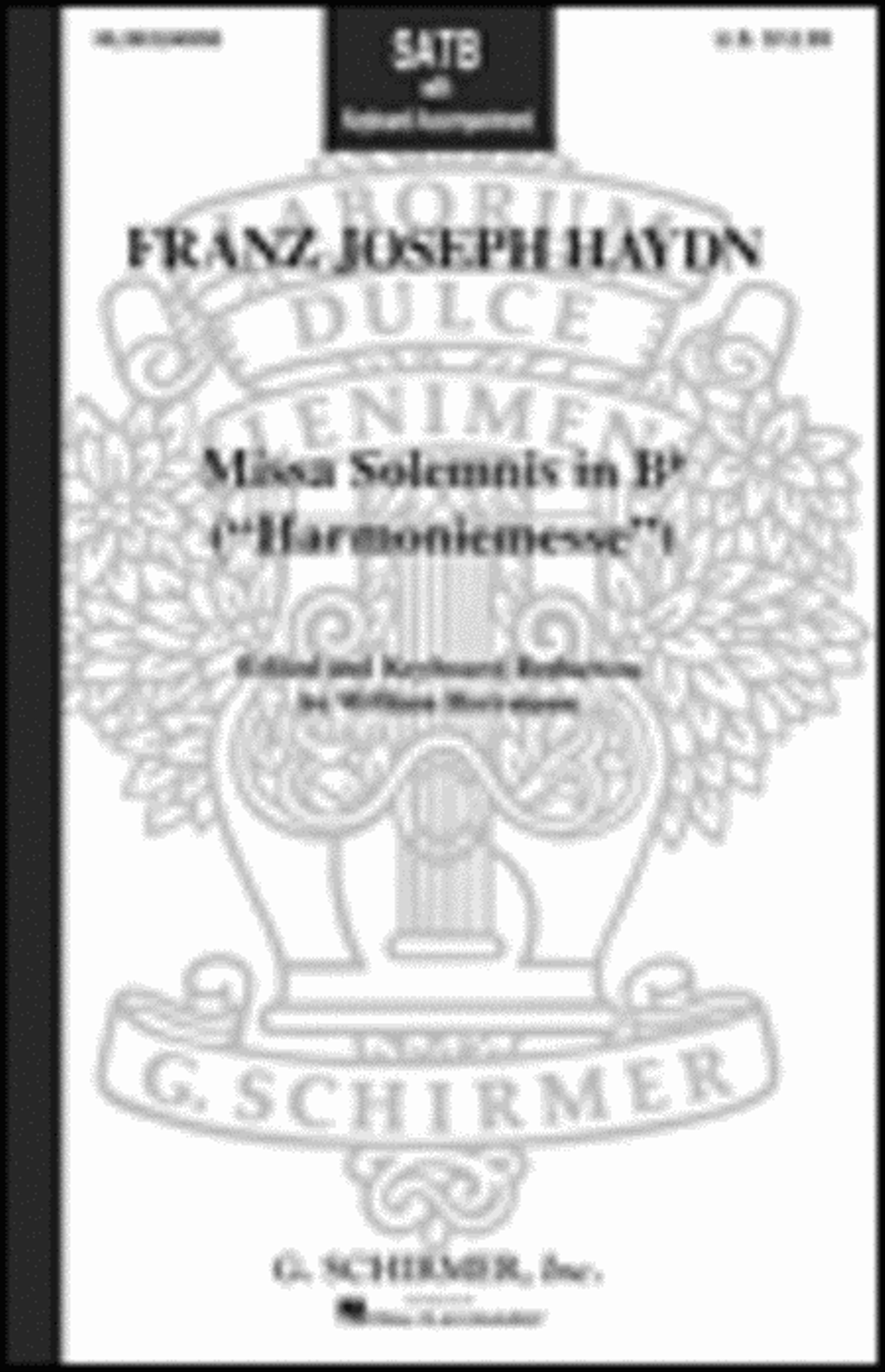 Missa Solemnis in B-Flat (Harmoniemesse) 4-Part scores gallery preview page 1