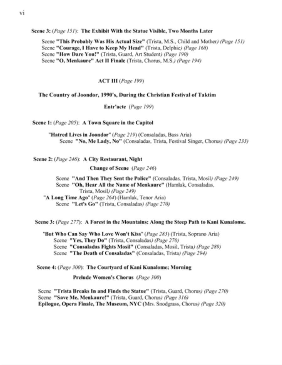 Menkaure, An Opera in 3 Acts, Full Orchestral Score Full Orchestra scores gallery preview page 6