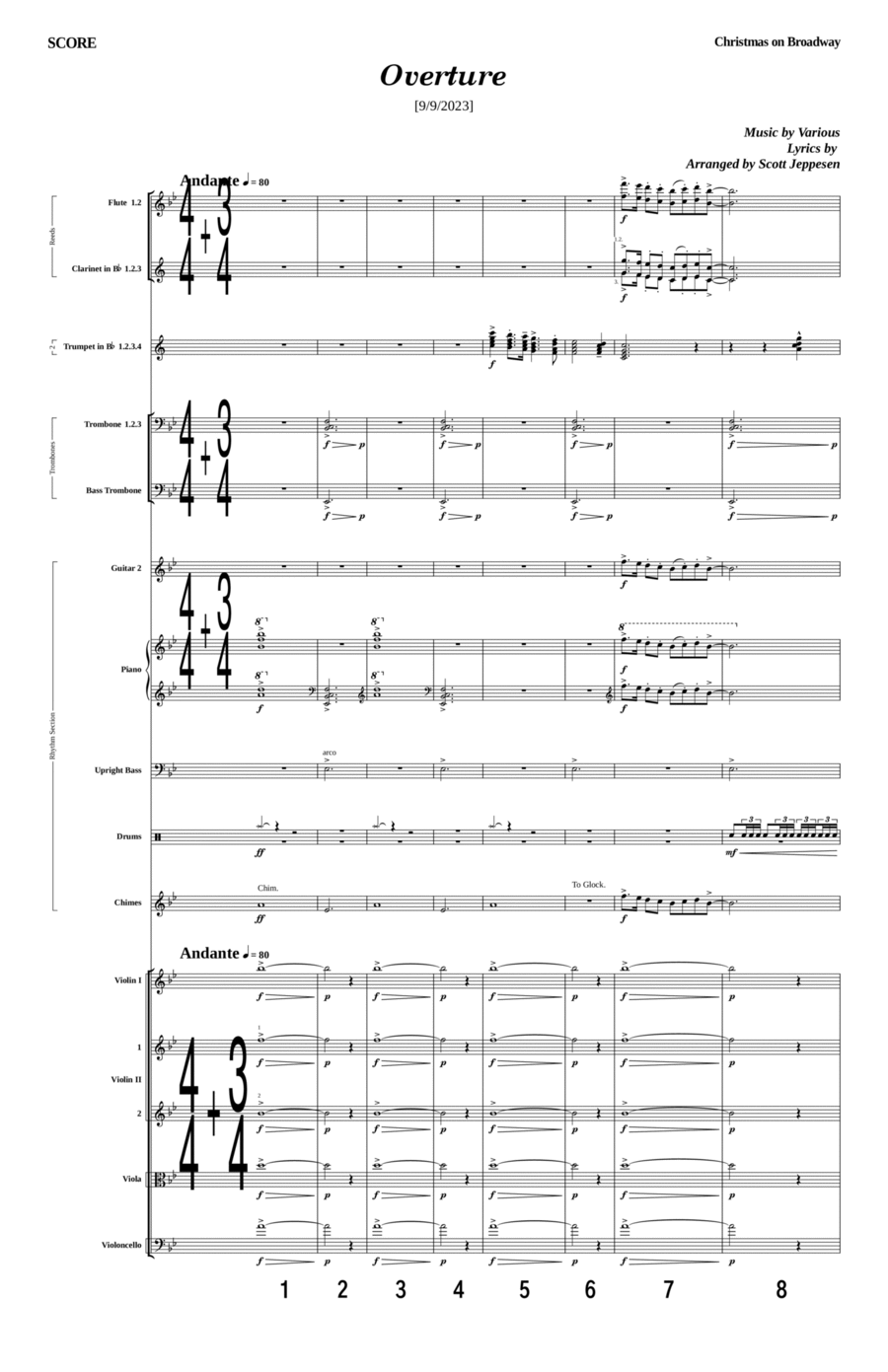 Christmas on Broadway Overture