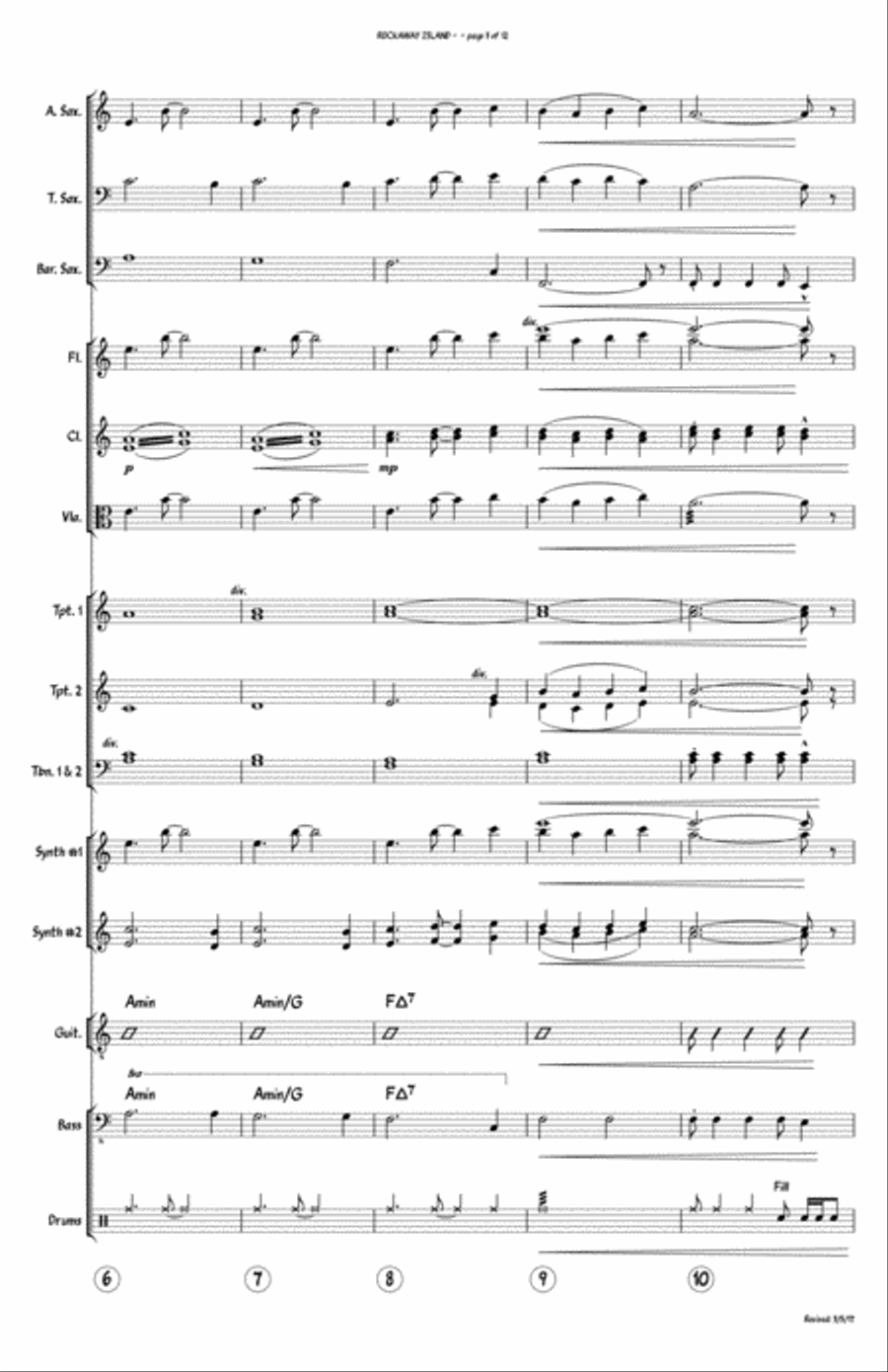 Rockaway Island Jazz Ensemble scores gallery preview page 3