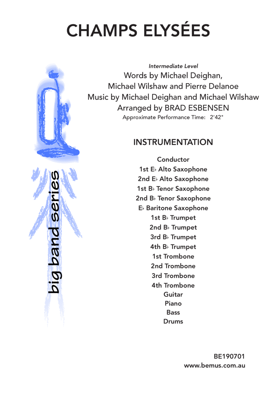 Champs Elysees Champs Elysees Jazz Ensemble scores gallery preview page 1
