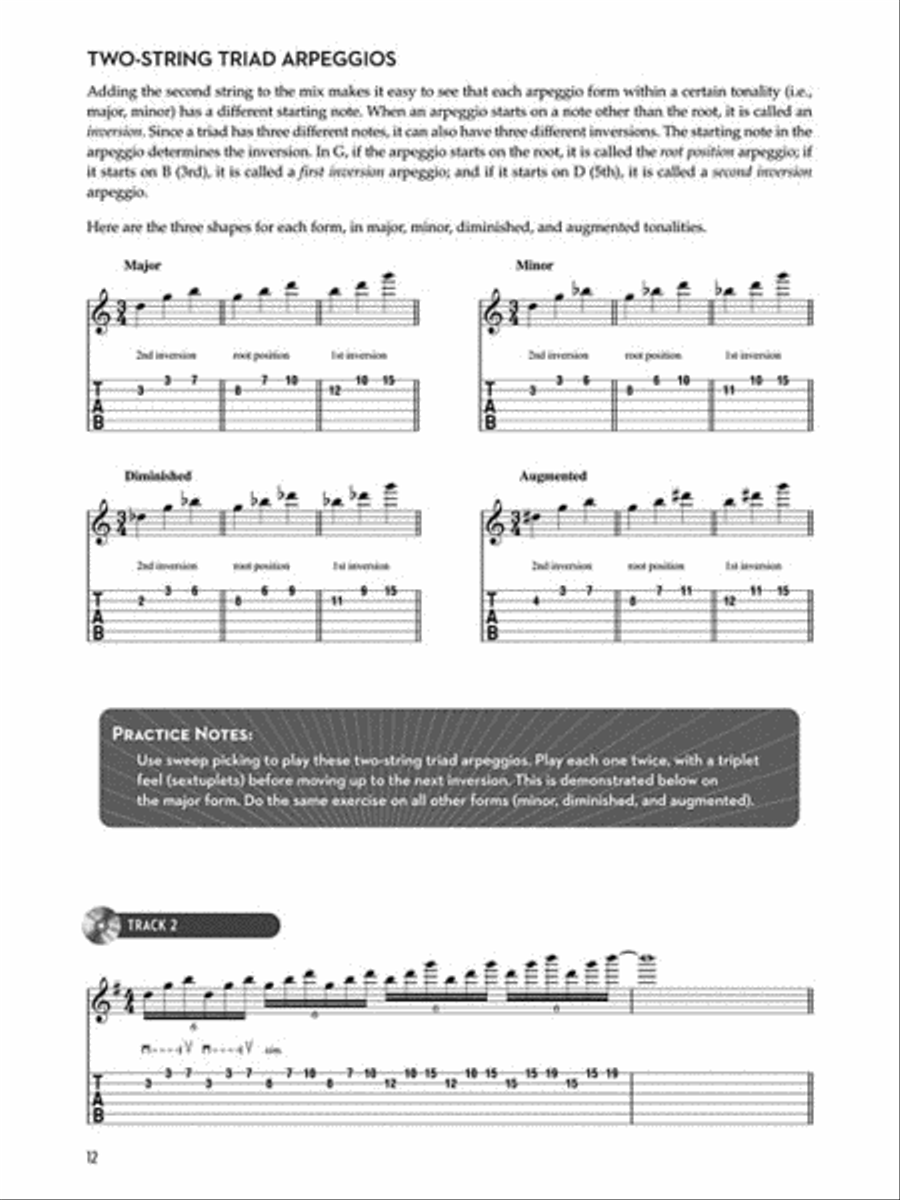 Arpeggios for the Modern Guitarist Guitar Tablature scores gallery preview page 4