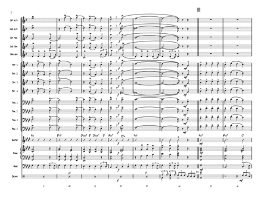 Christmas Fantasy for Jazz Band Jazz Ensemble scores gallery preview page 3