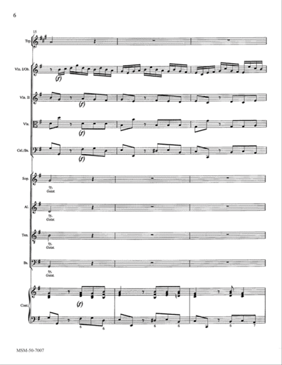 All Glory, Praise and Blessing (Full Score) Choir scores gallery preview page 7