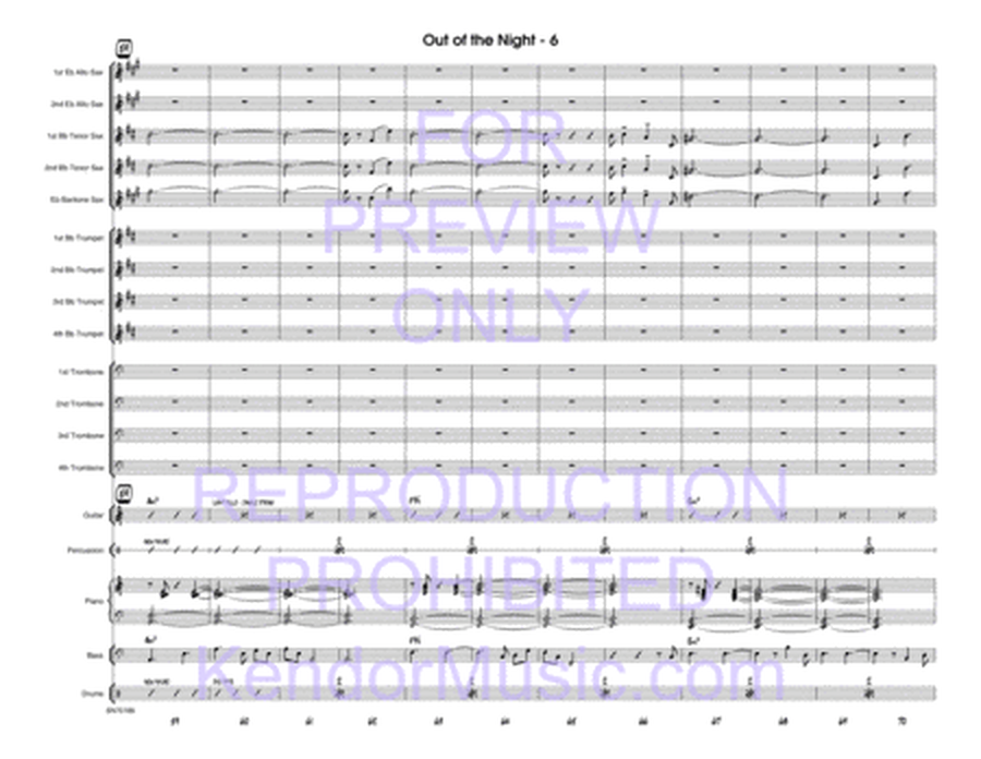 Out Of The Night (Dark Orchid) (Full Score)