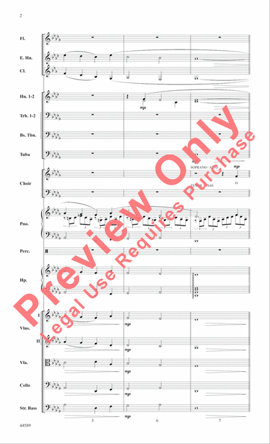 Song of Bethlehem Song of Bethlehem Choir scores gallery preview page 3