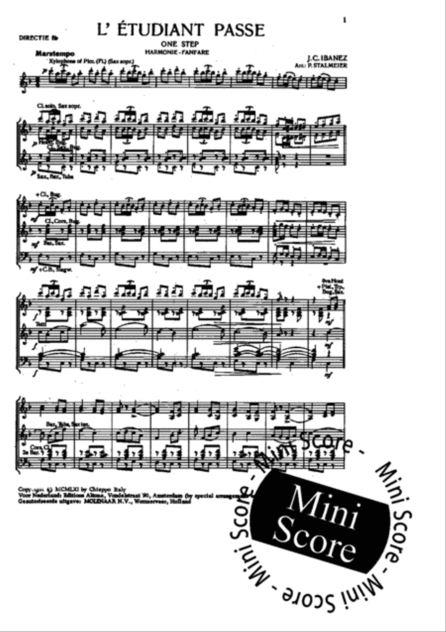 L'Etudiant Passe Concert Band scores gallery preview page 5