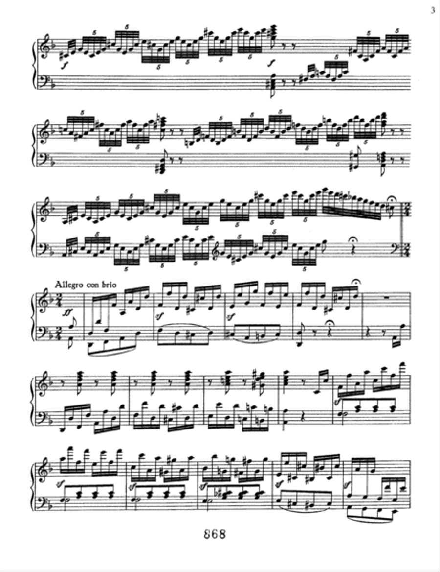 Fantasia In G Minor/B-flat Major, Op. 77 Piano Solo scores gallery preview page 3