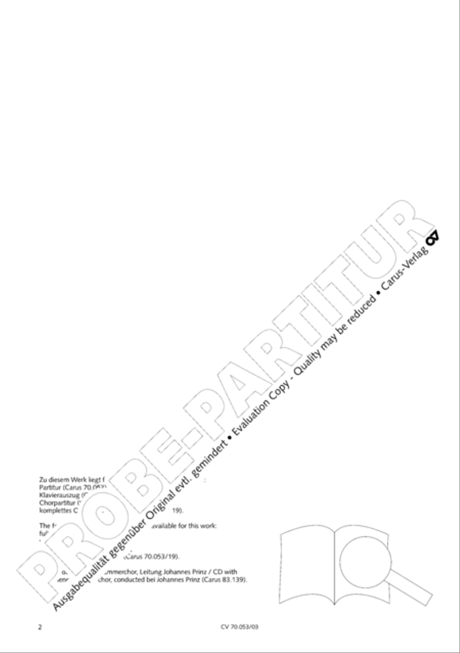 Magnificat in C major 4-Part scores gallery preview page 3