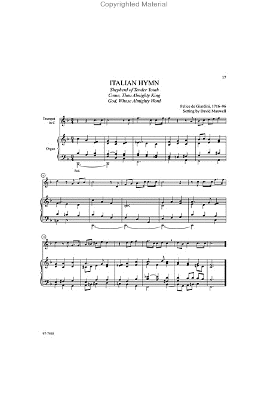 Final Stanzas: Hymn Settings for Organ and Descanting Instrument, Vol. 3 Organ scores gallery preview page 13