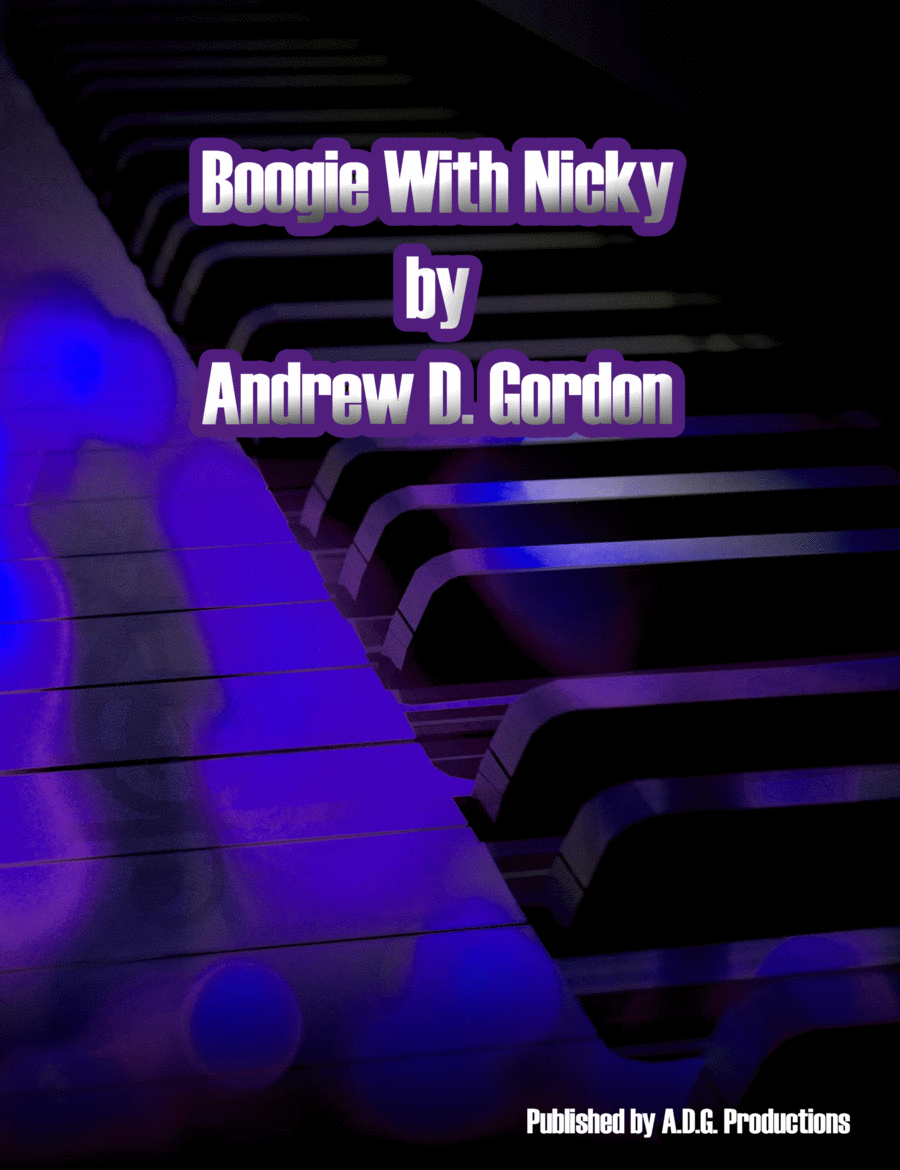 Boogie With Nicky (dedicated to the great British keyboard player Nicky Hopkins) Piano Method scores gallery preview page 1