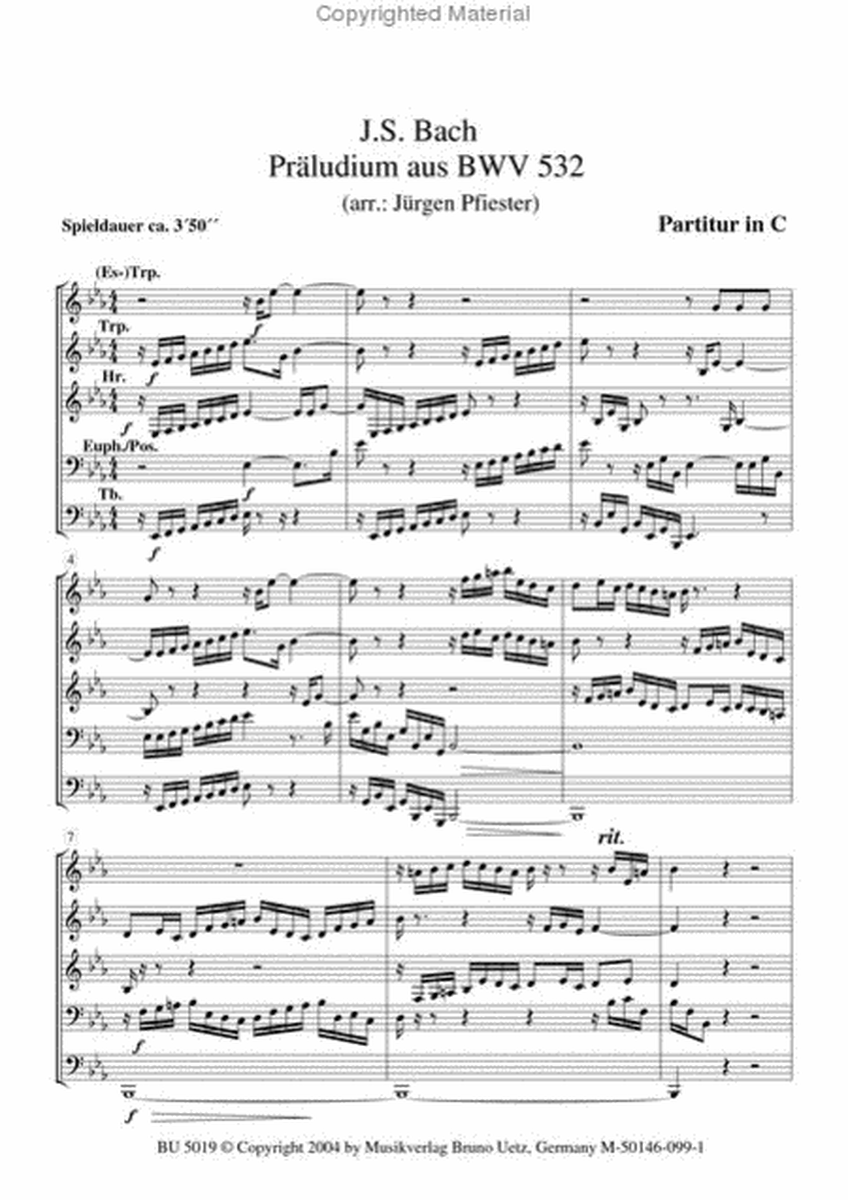 Prelude, BWV 532