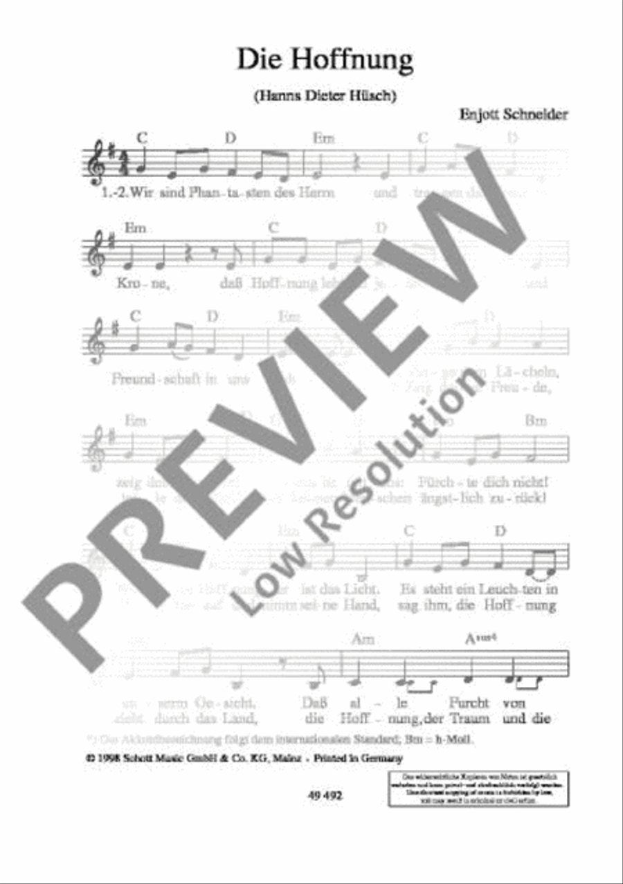 Die Hoffnung 4-Part scores gallery preview page 3