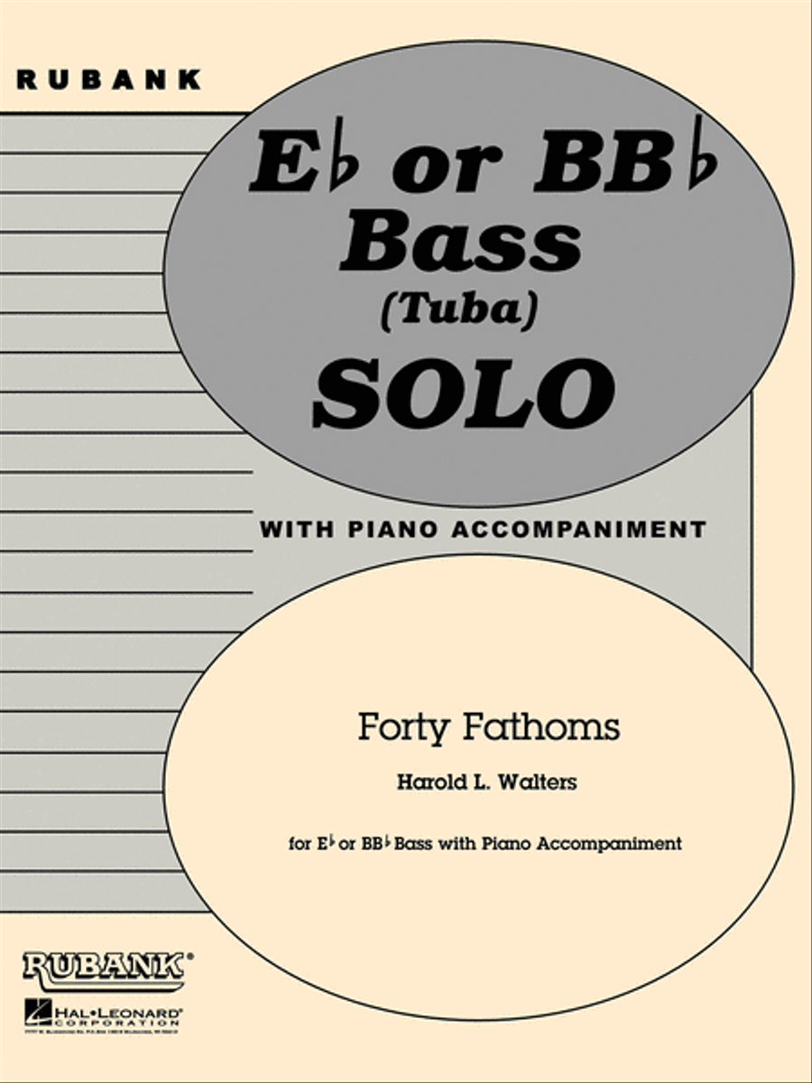 Forty Fathoms Forty Fathoms Tuba scores gallery preview page 1