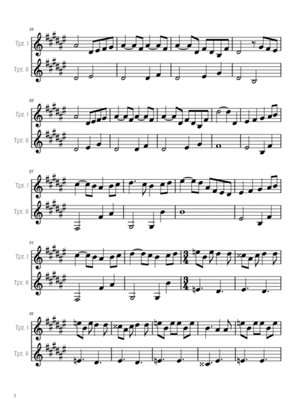 Swan Lake (theme) - Tchaikovsky - Trumpet Duet image number null