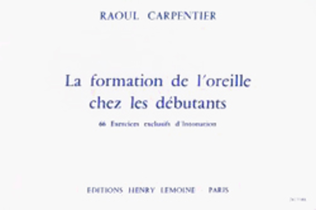 Book cover for Formation De L'Oreille