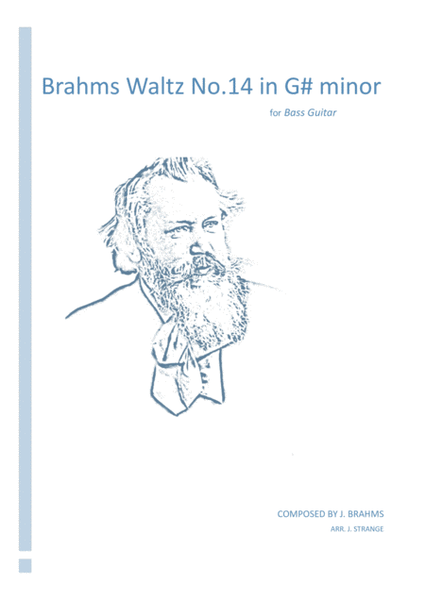 Brahms Waltz No.14 in G# minor for Bass Guitar