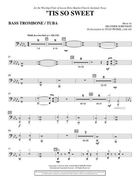 'Tis So Sweet - Bass Trombone/Tuba