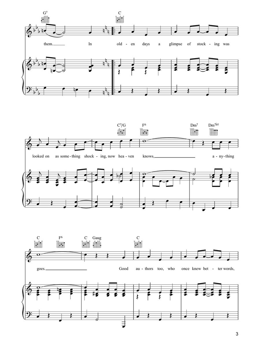 Anything Goes Guitar scores gallery preview page 3