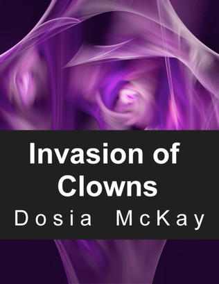 Book cover for Invasion of Clowns for Saxophone Quartet