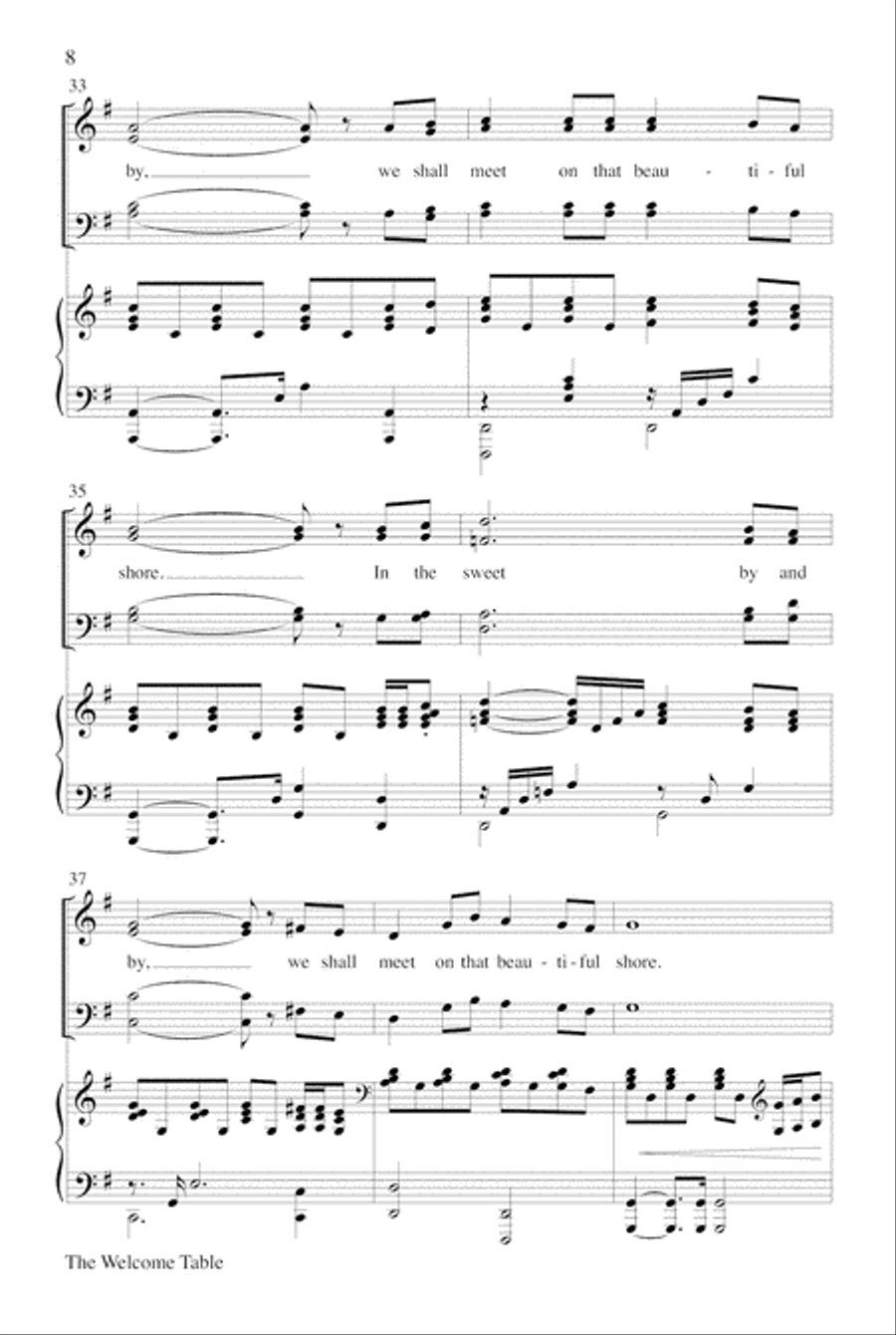 The Welcome Table Choir scores gallery preview page 8