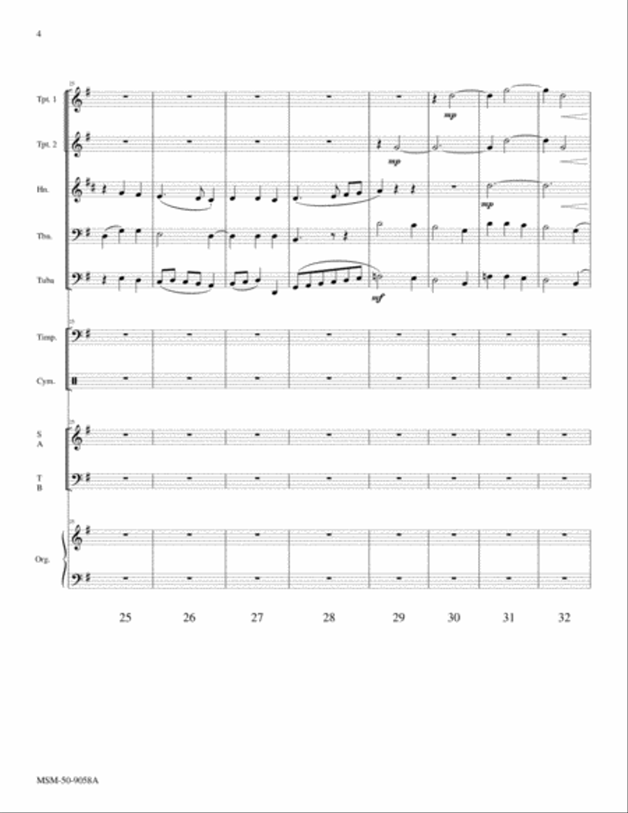 In Thee Is Gladness In Thee Is Gladness Choir scores gallery preview page 4