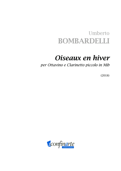 Umberto Bombardelli: OISEAUX EN HIVER (ES-20-125)