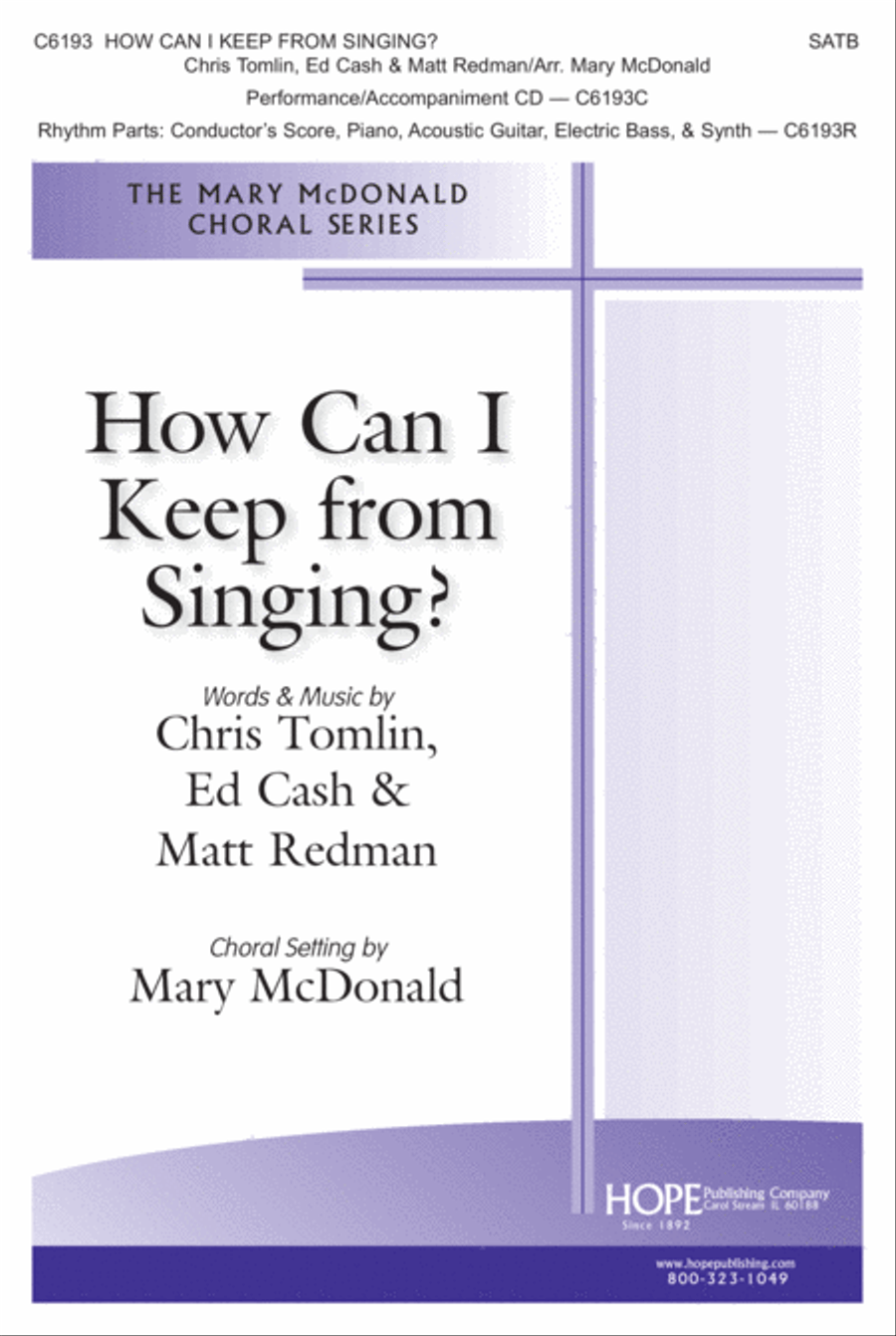 How Can I Keep From Singing? Choir scores gallery preview page 1