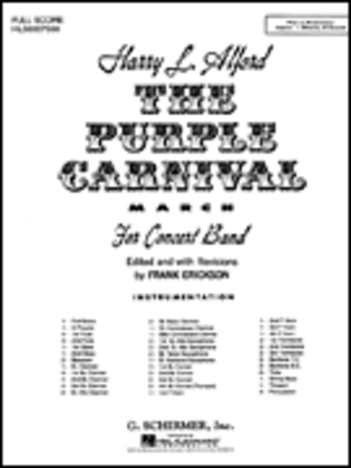 Book cover for The Purple Carnival March