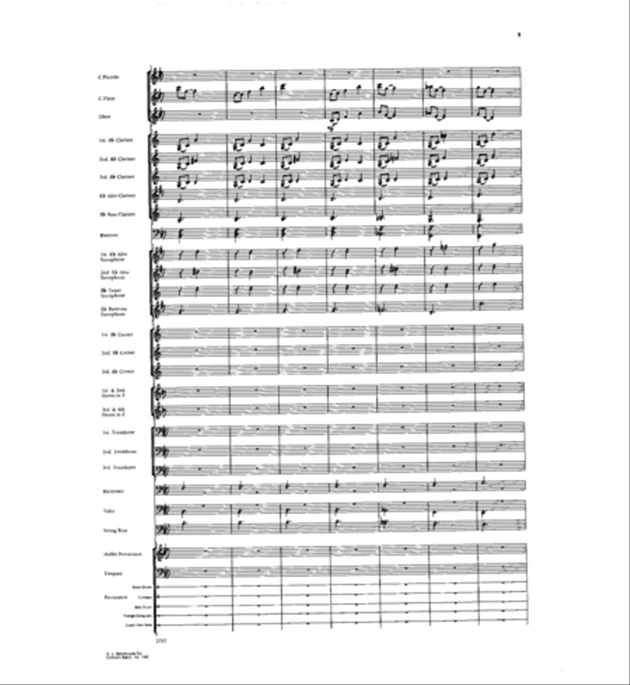 Declaration, Ballade & Finale Concert Band scores gallery preview page 8